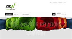 Desktop Screenshot of colombostockwatch.com